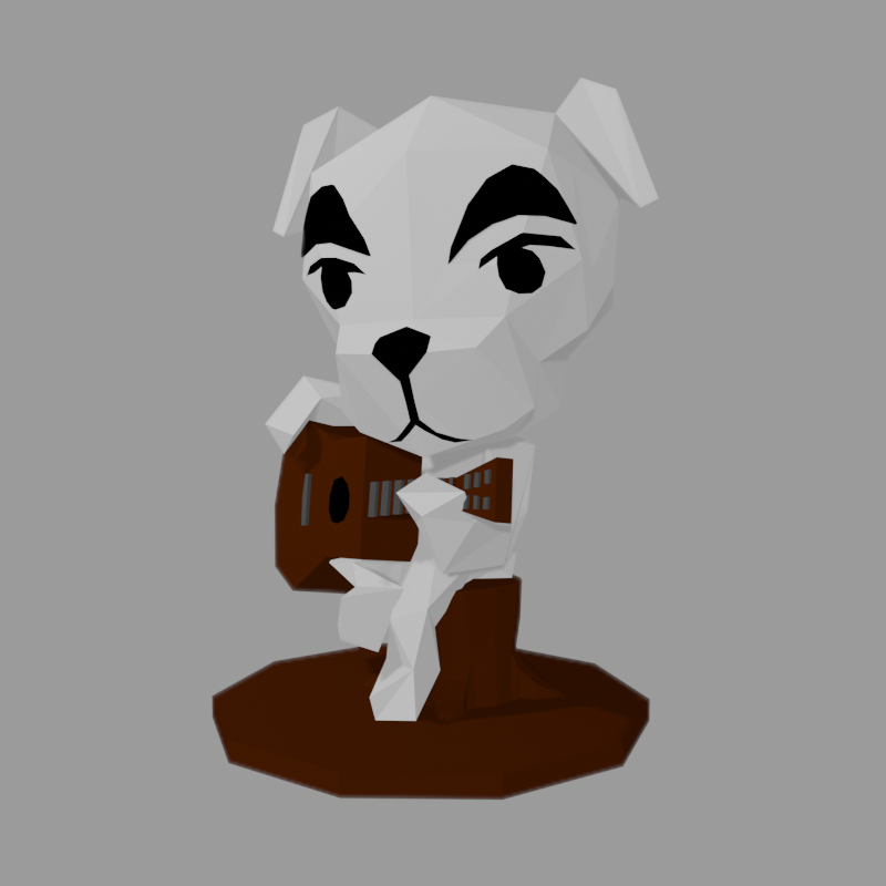Fichier 3D gratuit Traversée d'animaux par le chien K.K. Slider・Design à télécharger et à